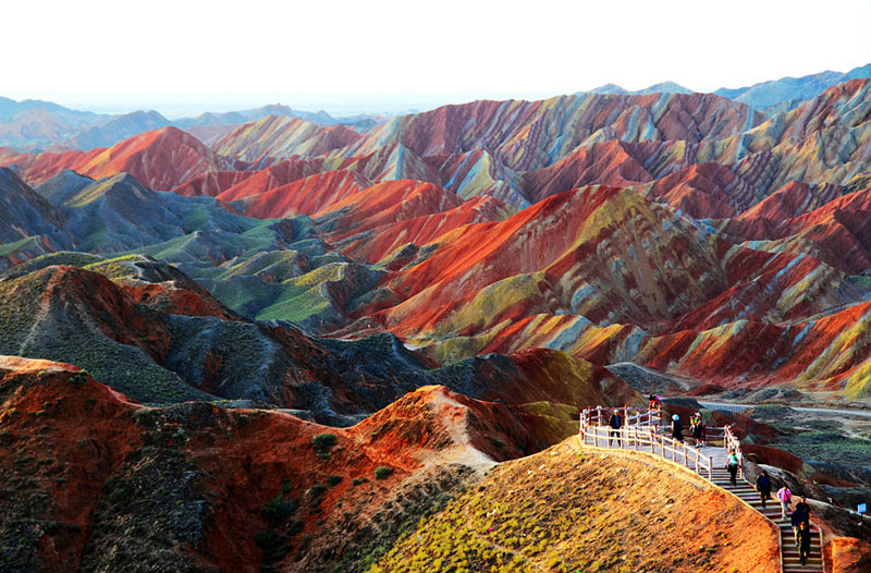 Topografi Zhangye Dancia-Cina