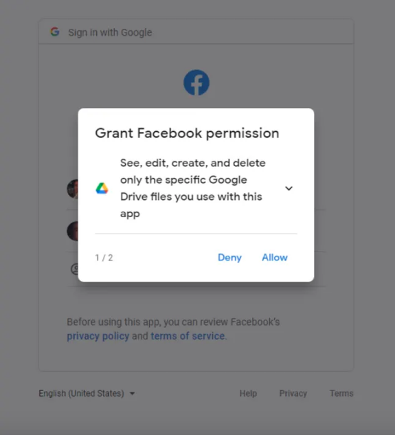 Cara memindahkan Postingan Facebook ke Google Drive