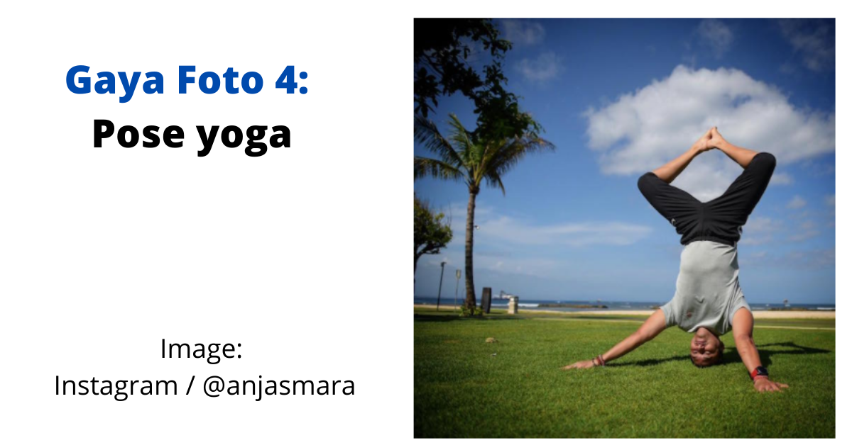 Gaya Foto instagram 4 Pose yoga