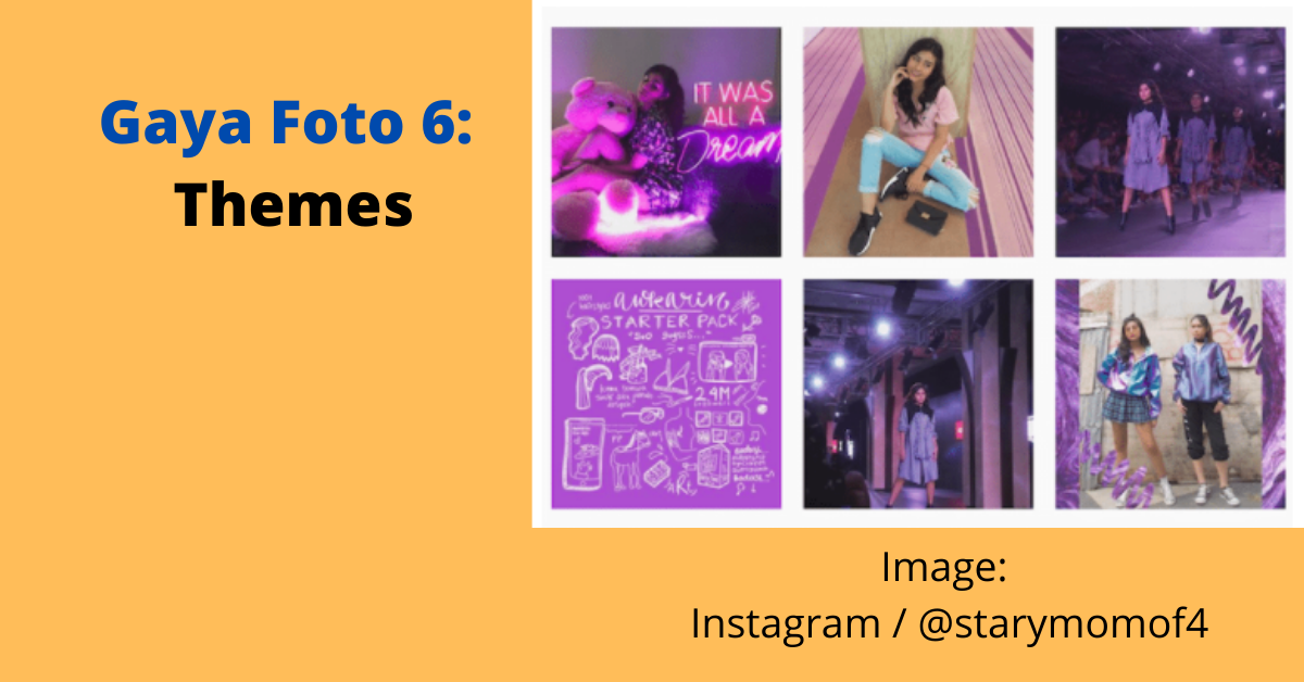 Gaya Foto instagram 6 Themes