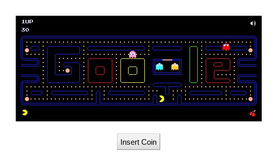 game google doodle pacman