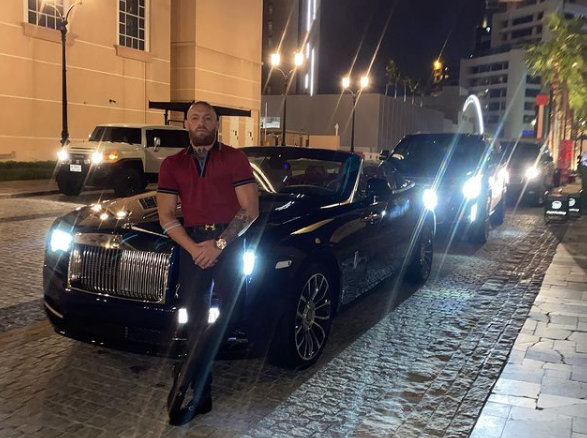 mobil Rolls-Royce Phantom Drophead Coupe mcgregor ufc