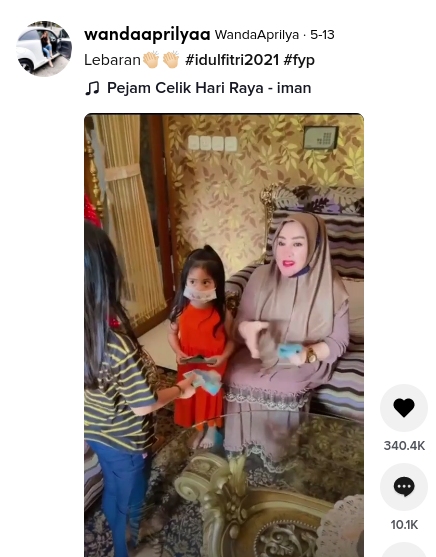 viral nenek bagi thr 5 juta ke cucunya