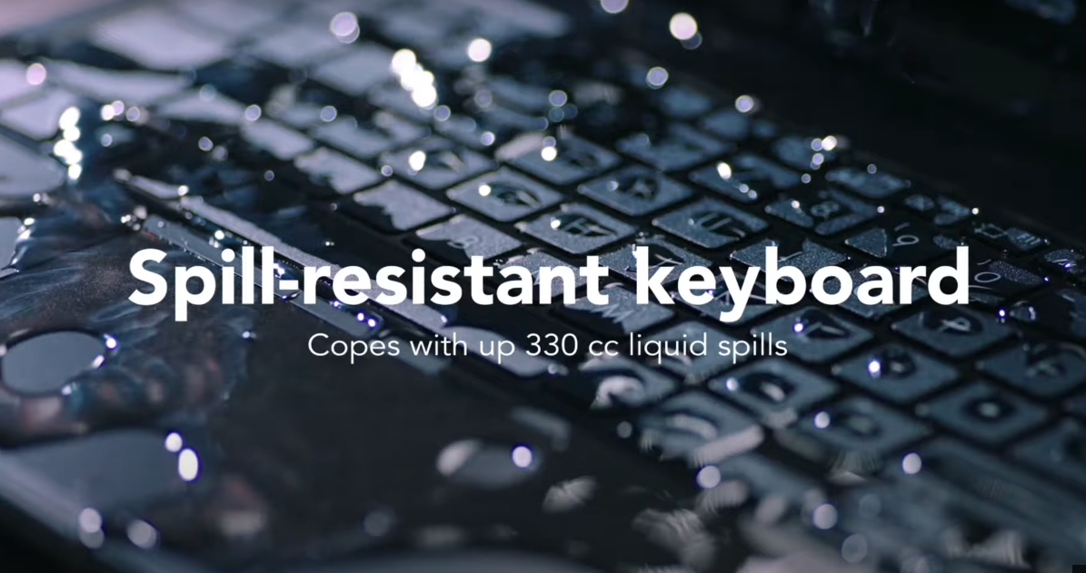 asus br1100 spill-resistant keyboard anti tumpah