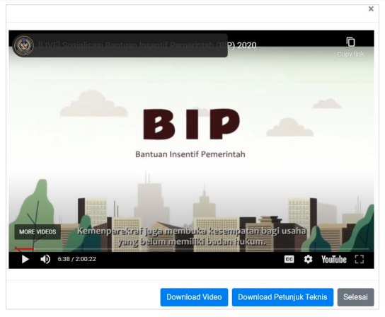 tahapan pendaftaran BIP 2021 lihat video sebelum daftar