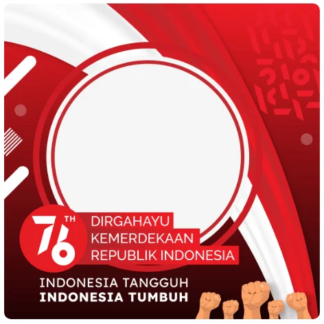 10. Link Twibbon Dirgahayu Republik Indonesia ke 76 HUT RI 76 Oleh Riza Fuady, 31.939 Dukungan