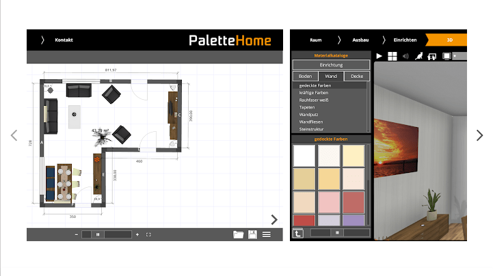 Aplikasi Pallete Home