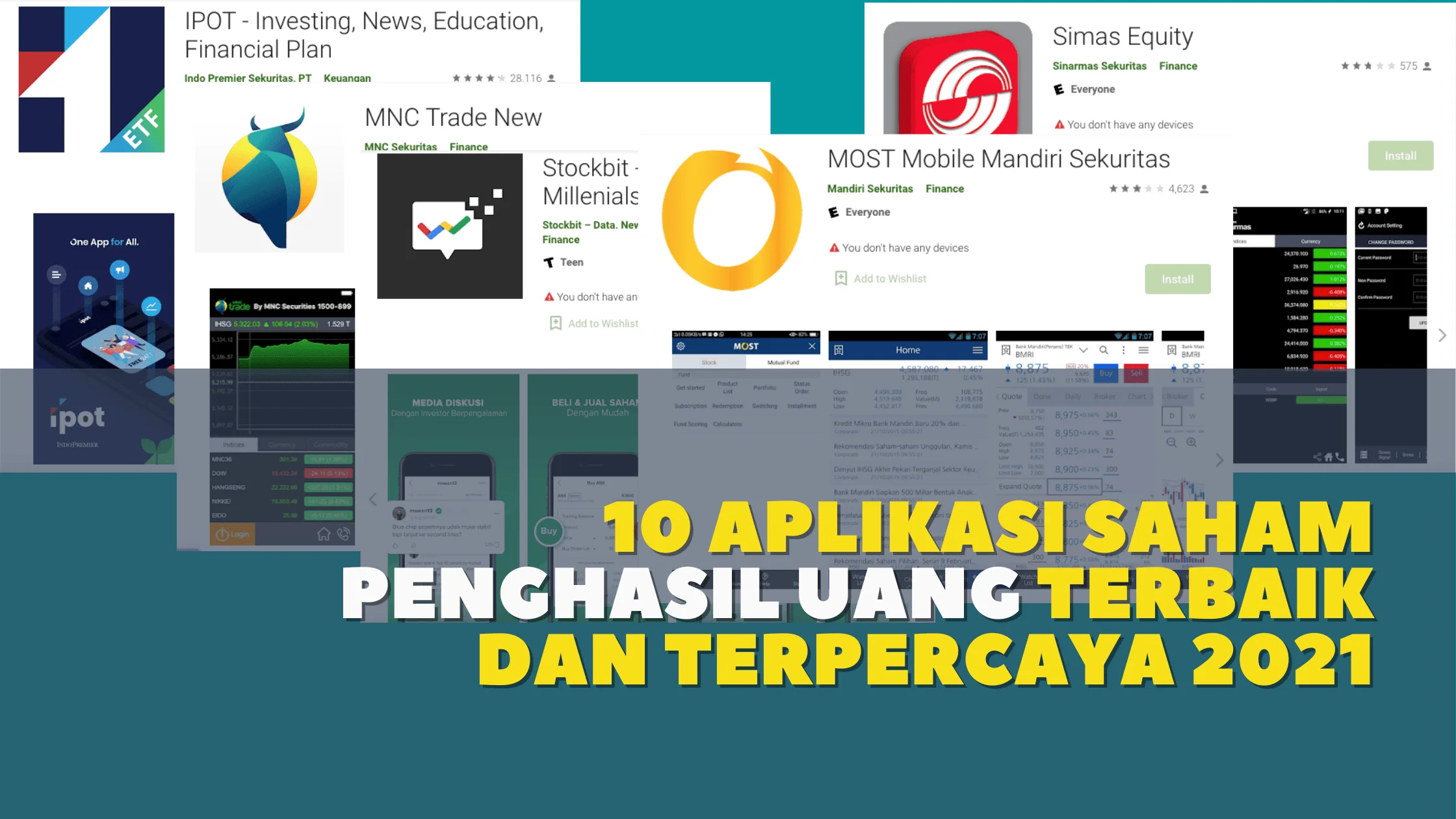 Aplikasi Saham Penghasil Uang
