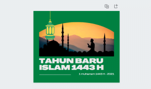 Aplikasi untuk Membuat Ucapan Selamat Tahun Baru Islam 1443 H Tahun 2021