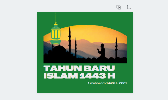 Aplikasi untuk Membuat Ucapan Selamat Tahun Baru Islam 1443 H Tahun 2021