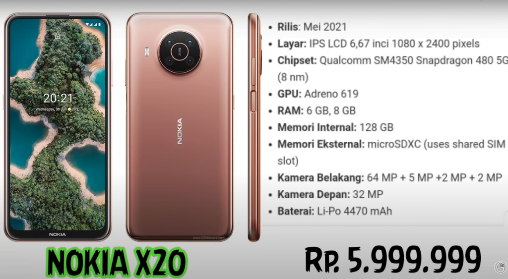 Harga Hp Nokia Terbaru 2021