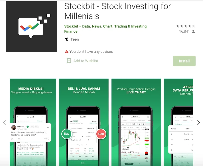 Stokbit Aplikasi Saham penghasil uang 2021
