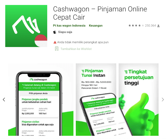 aplikasi cashwagon pinjaman uang tanpa jaminan