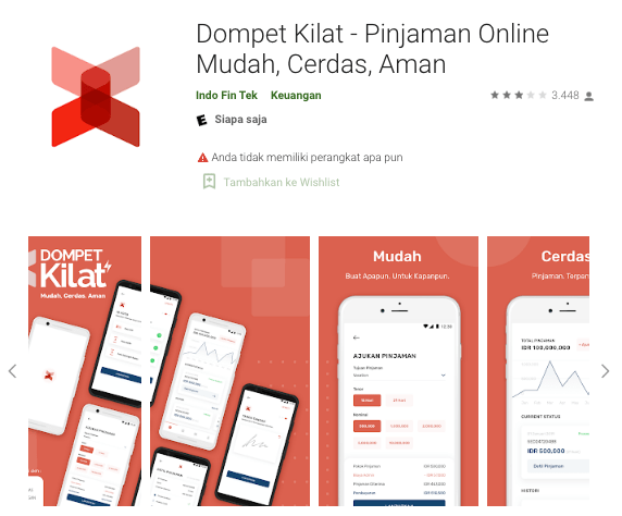 aplikasi dompetkilat pinjaman uang tanpa jaminan