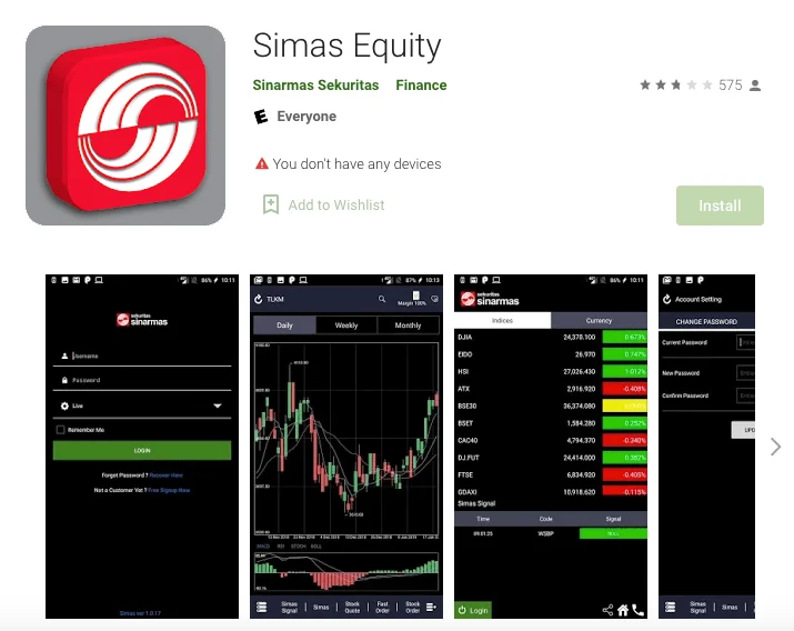aplikasi saham penghasil uang sinarmas