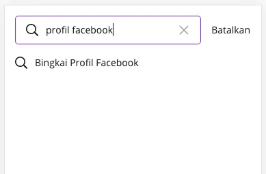 cari bingkai profil facebook di canva edit twibbon