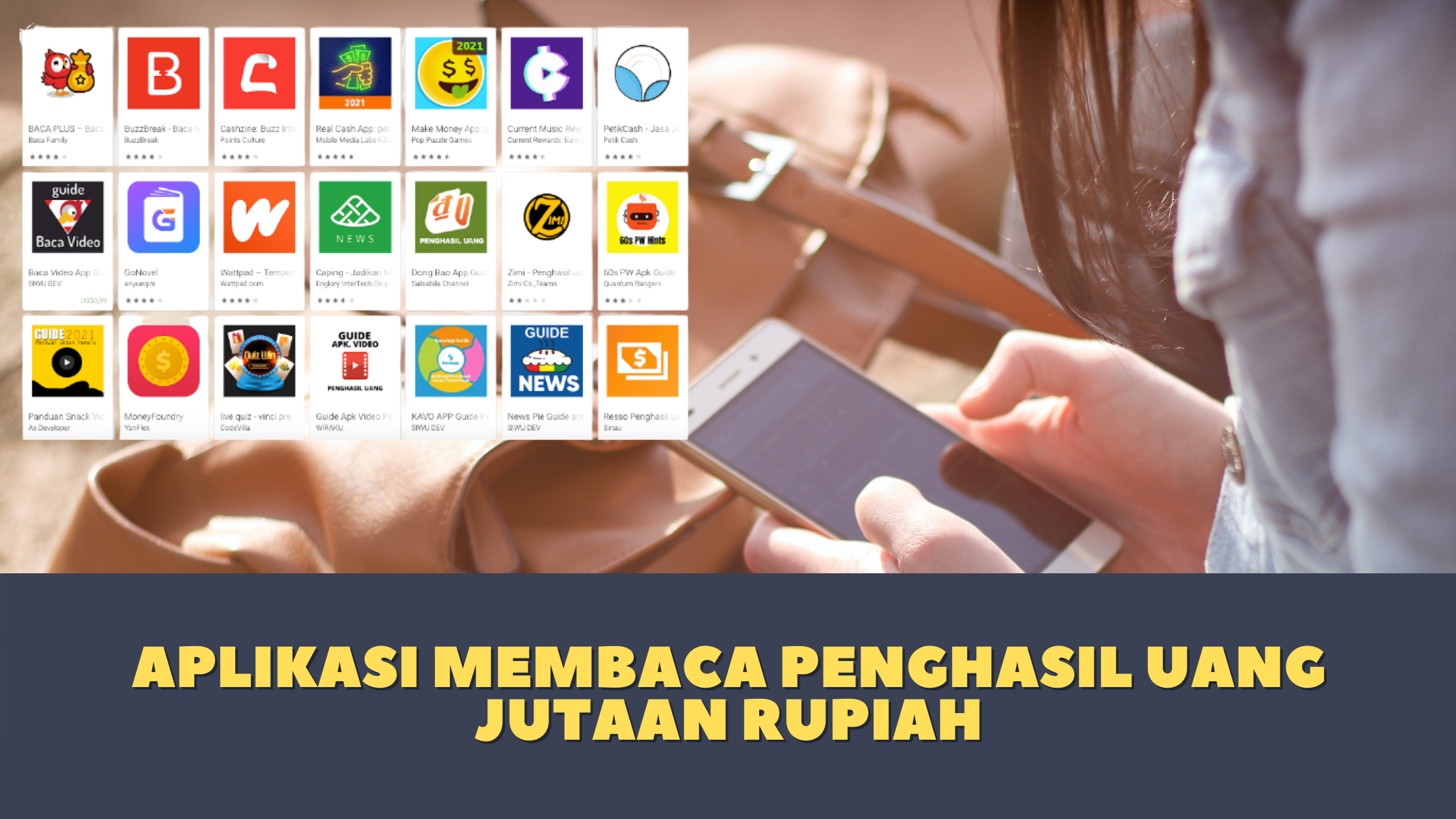 Aplikasi Membaca Pengasil Uang Jutaan Rupiah