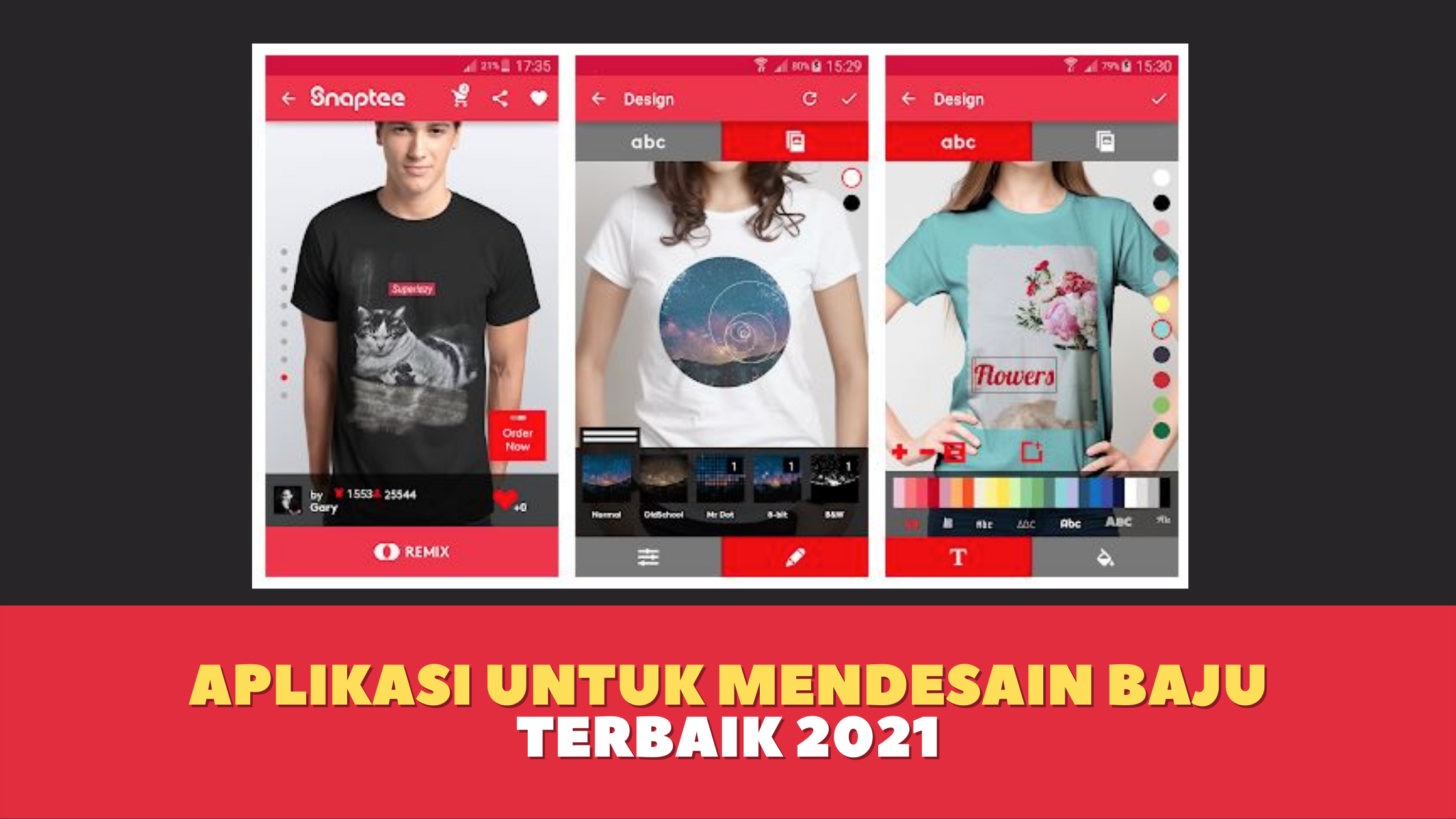 Aplikasi untuk Mendesain Baju