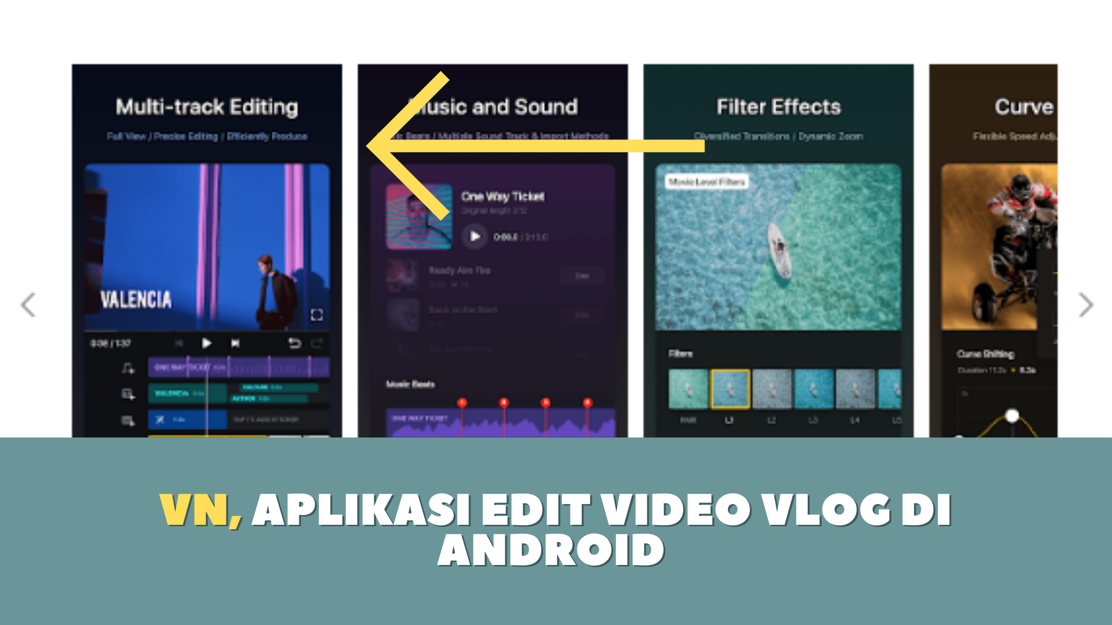 VN, Aplikasi Edit Video Vlog di Android 