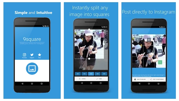 aplikasi 9square for Instagram