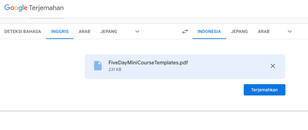 Aplikasi Translate Inggris Indonesia PDF Terbaik 2021