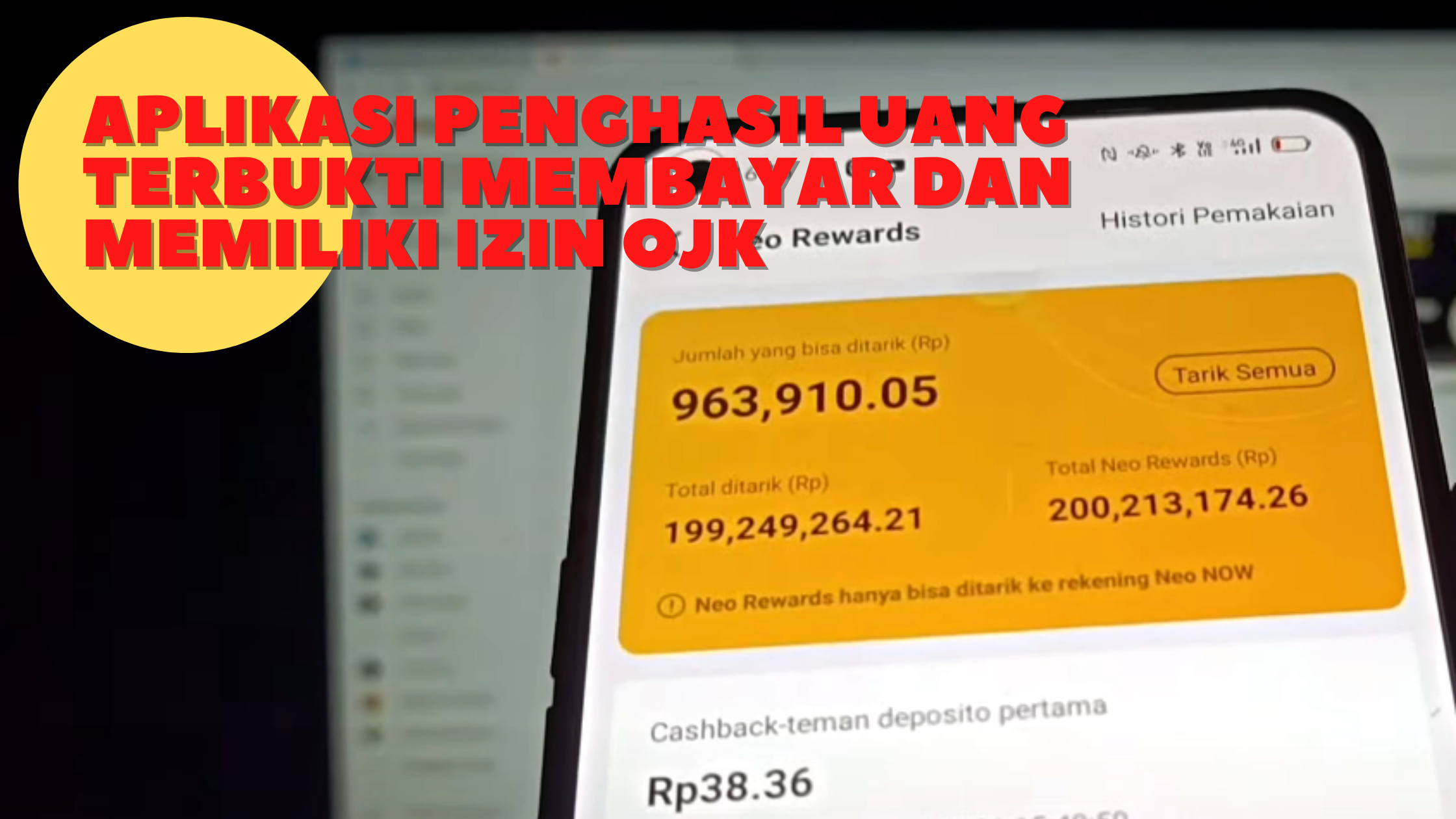 Aplikasi Penghasil Uang Terbukti Membayar dan Memiliki Izin OJK