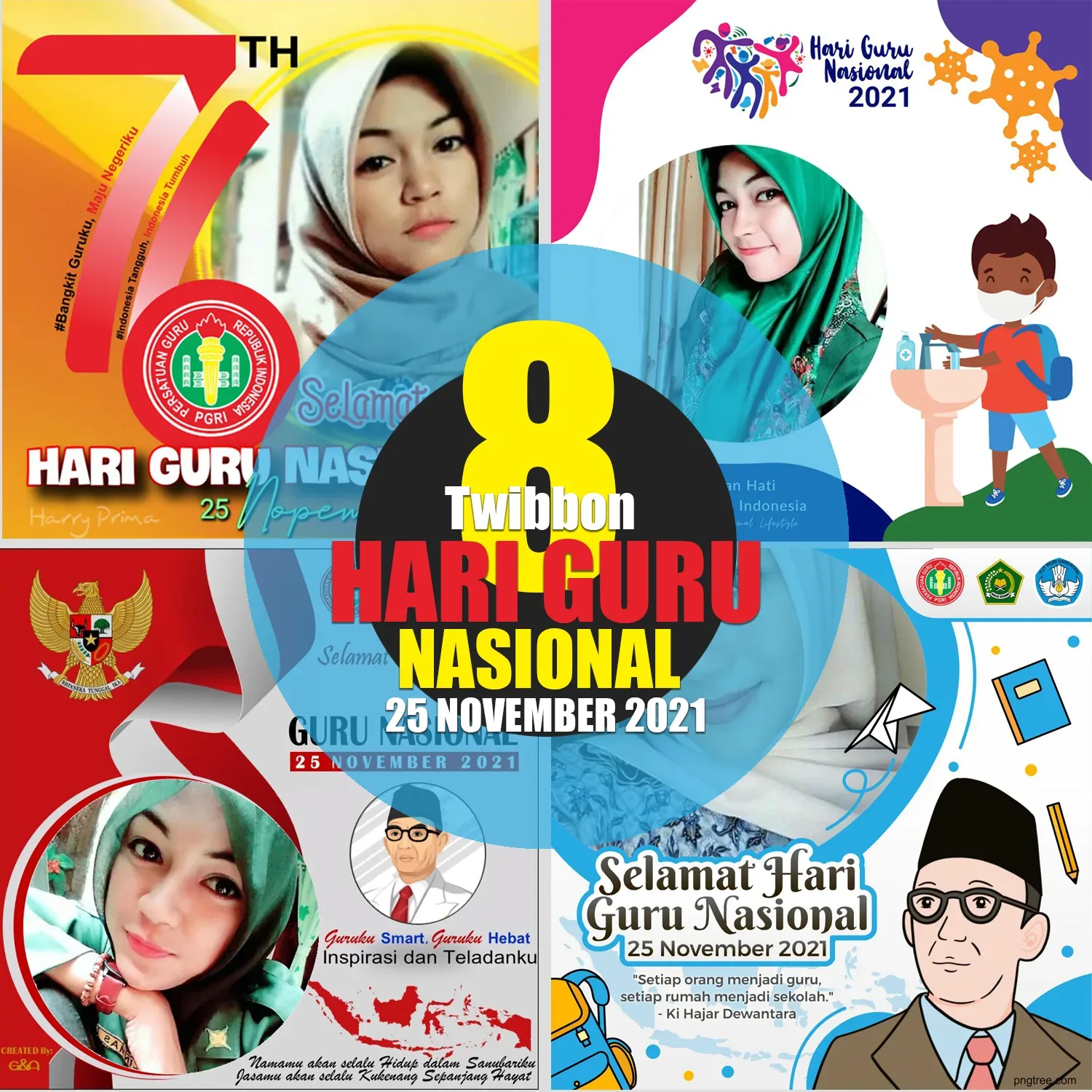 TWIBBON HARI GURU NASIONAL PGRI 25 NOVEMBER 2021