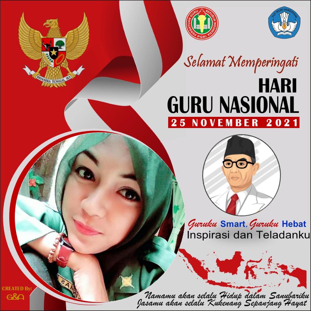 twibbon hari guru nasional 2021 - agan tea