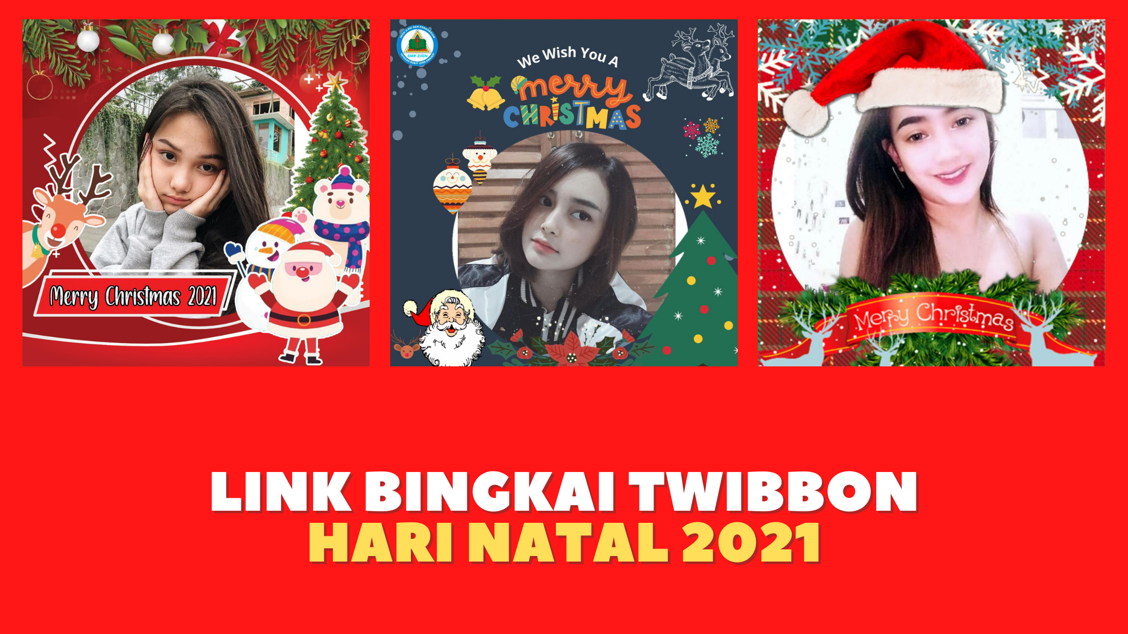 19 Link Bingkai Twibbon Hari Natal 2021 Merry Christmas