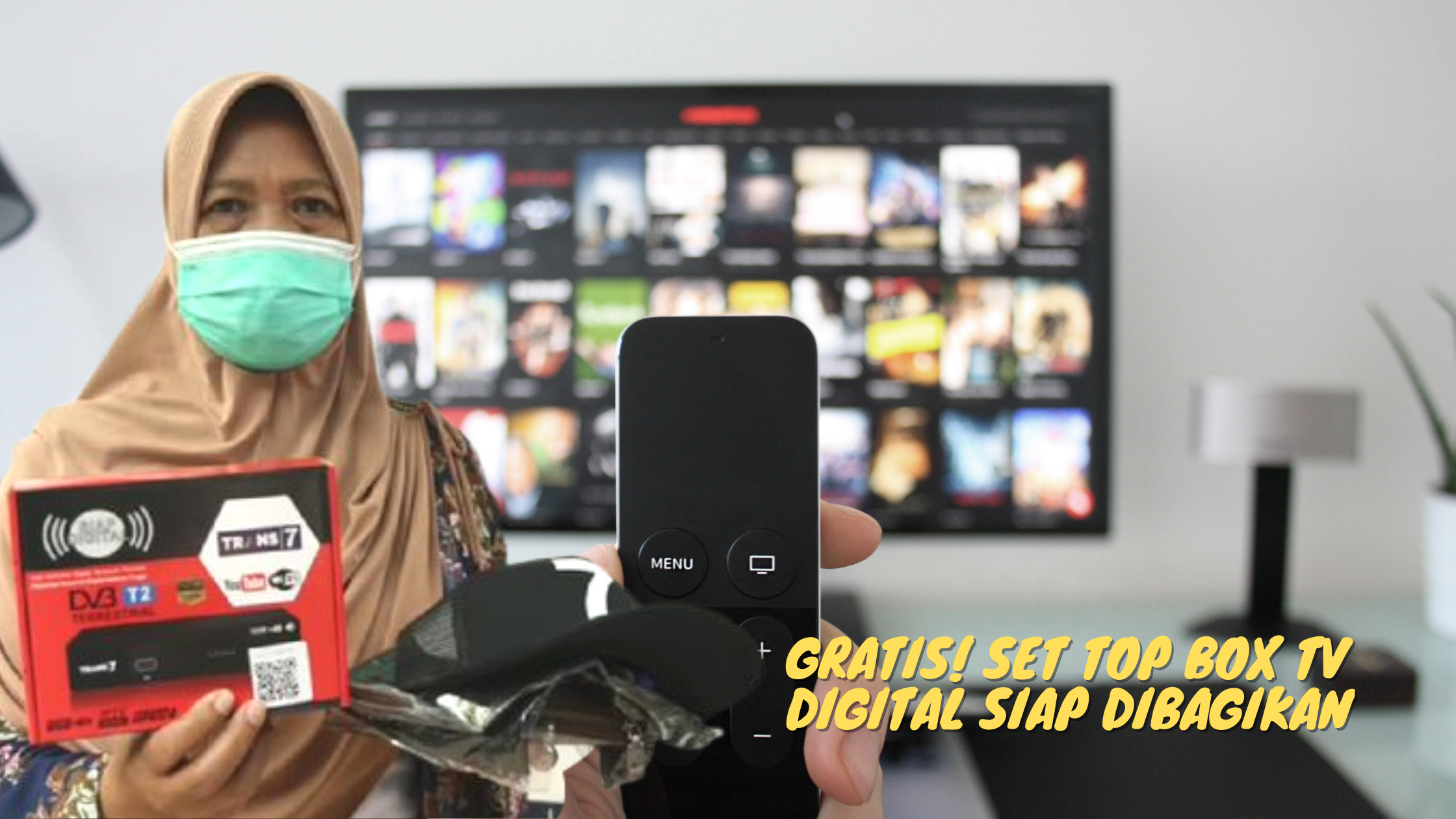 GRATIS! Set Top Box TV Digital Siap Dibagikan