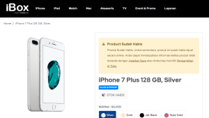 Harga iPhone 7 Plus di iBox Terbaru 2022