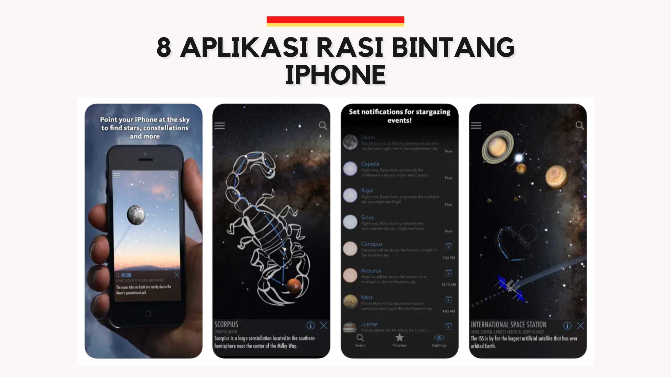 8 Aplikasi Rasi Bintang Iphone