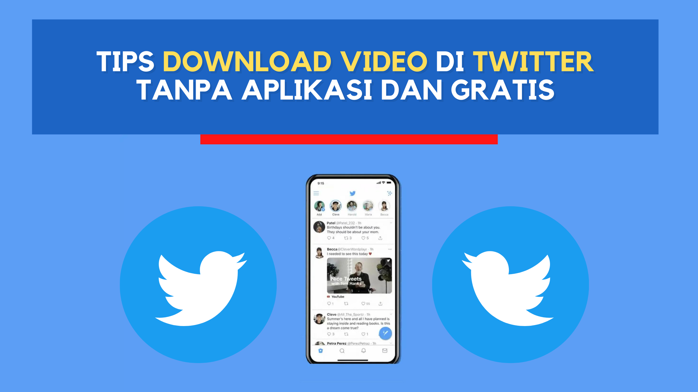 Tips Download Video di Twitter Tanpa Aplikasi dan Gratis