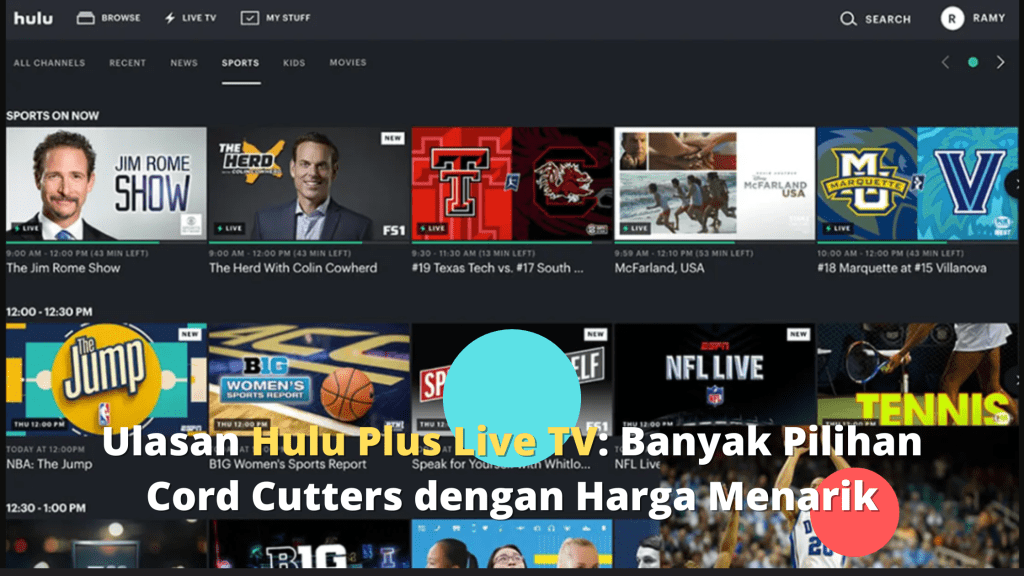 Ulasan Hulu Plus Live TV: Banyak Pilihan Cord Cutters dengan Harga Menarik