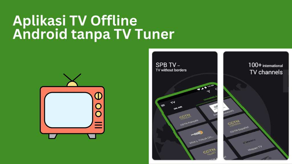 Ada beberapa aplikasi TV Indonesia offline yang dapat Anda unduh di perangkat Android tanpa perlu TV tuner, di antaranya: Vidio Vidio adalah aplikasi streaming TV dan video yang menyediakan konten TV Indonesia offline. Aplikasi ini menawarkan berbagai channel TV lokal seperti ANTV, TV One, Metro TV, dan masih banyak lagi. Anda bisa mengunduh acara TV favorit Anda dan menontonnya secara offline. MAXstream MAXstream adalah aplikasi streaming TV dan video dari Telkomsel yang juga menyediakan konten TV lokal Indonesia offline. Aplikasi ini menawarkan berbagai channel TV lokal dan internasional. Anda bisa mengunduh acara TV favorit Anda dan menontonnya di kemudian hari. Mivo Mivo adalah aplikasi streaming TV dan video yang juga menyediakan konten TV Indonesia offline. Aplikasi ini menawarkan berbagai channel TV lokal dan internasional. Anda bisa mengunduh acara TV favorit Anda dan menontonnya di kemudian hari. iNews TV iNews TV adalah aplikasi resmi dari stasiun televisi iNews TV. Aplikasi ini menyediakan berbagai konten TV lokal Indonesia, termasuk berita, hiburan, olahraga, dan masih banyak lagi. Anda bisa mengunduh acara TV favorit Anda dan menontonnya secara offline. TVRI Klik TVRI Klik adalah aplikasi resmi dari TVRI yang menyediakan konten TV lokal Indonesia offline. Aplikasi ini menawarkan berbagai channel TVRI, termasuk TVRI Nasional, TVRI Sport, TVRI Dunia, dan lain-lain. Anda bisa mengunduh acara TV favorit Anda dan menontonnya di kemudian hari. Pastikan perangkat Android Anda mendukung aplikasi yang ingin Anda unduh dan pastikan juga sinyal internet stabil saat mengunduh konten TV. Selamat mencoba!