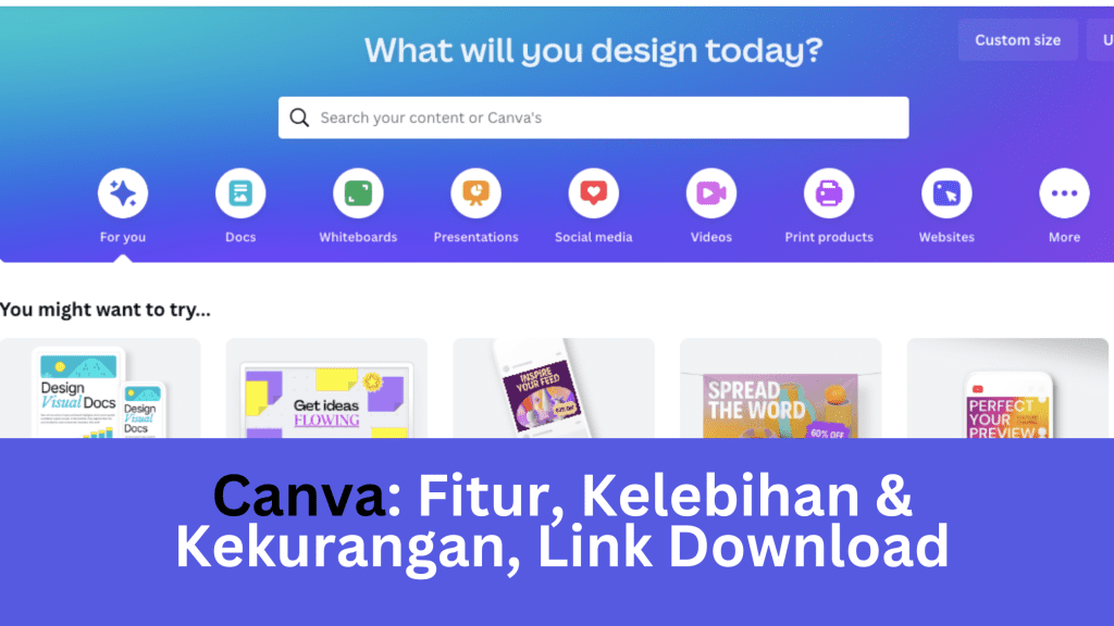 Canva Fitur, Kelebihan & Kekurangan, Link Download