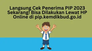 Langsung Cek Penerima PIP 2023 Sekarang! Bisa Dilakukan Lewat HP Online di pip.kemdikbud.go.id