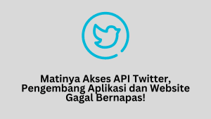 Matinya Akses API Twitter, Pengembang Aplikasi dan Website Gagal Bernapas!