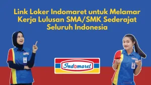 Link Loker Indomaret untuk Melamar Kerja Lulusan SMASMK Sederajat Seluruh Indonesia