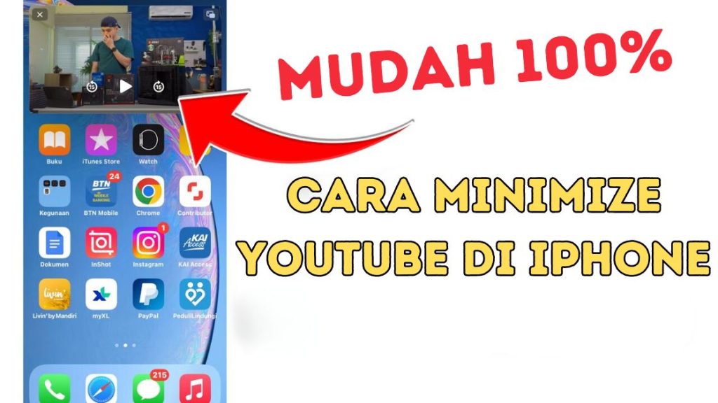 Cara Minimize YouTube di iPhone