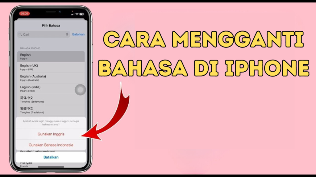 Cara Mengganti Bahasa di iPhone