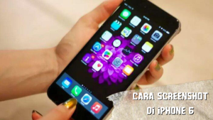 Cara Screenshot di iPhone Enam