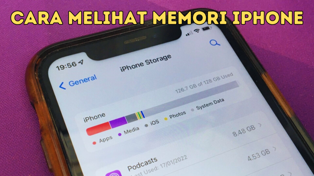 Cara Melihat Memori iPhone