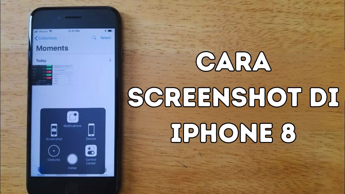 Cara Screenshot di iPhone Delapan