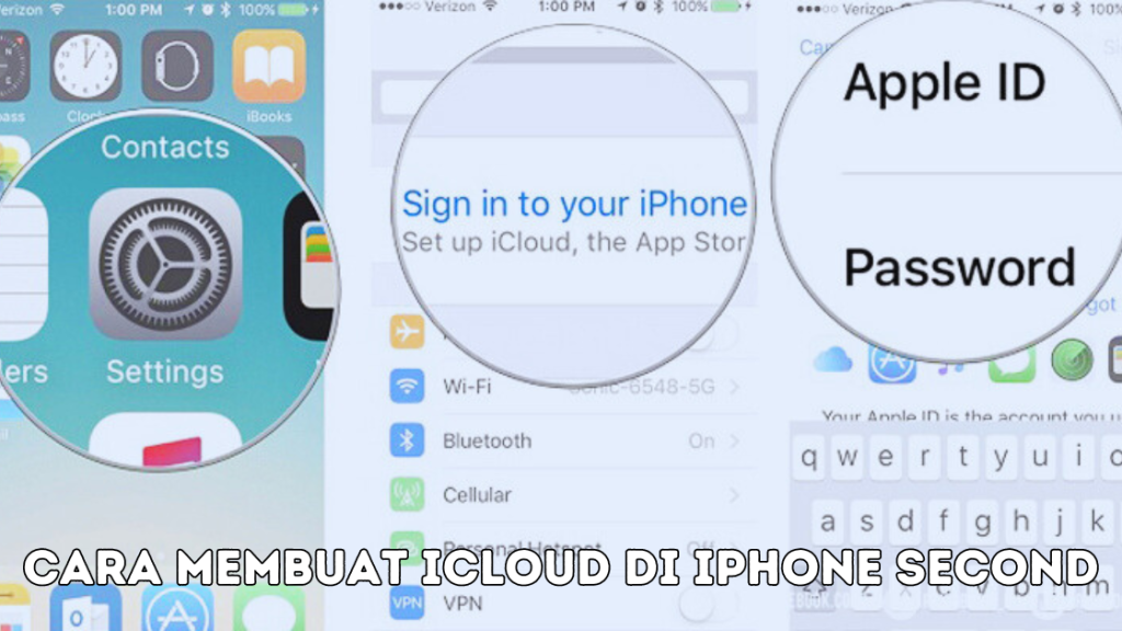 Cara Membuat iCloud di iPhone Second