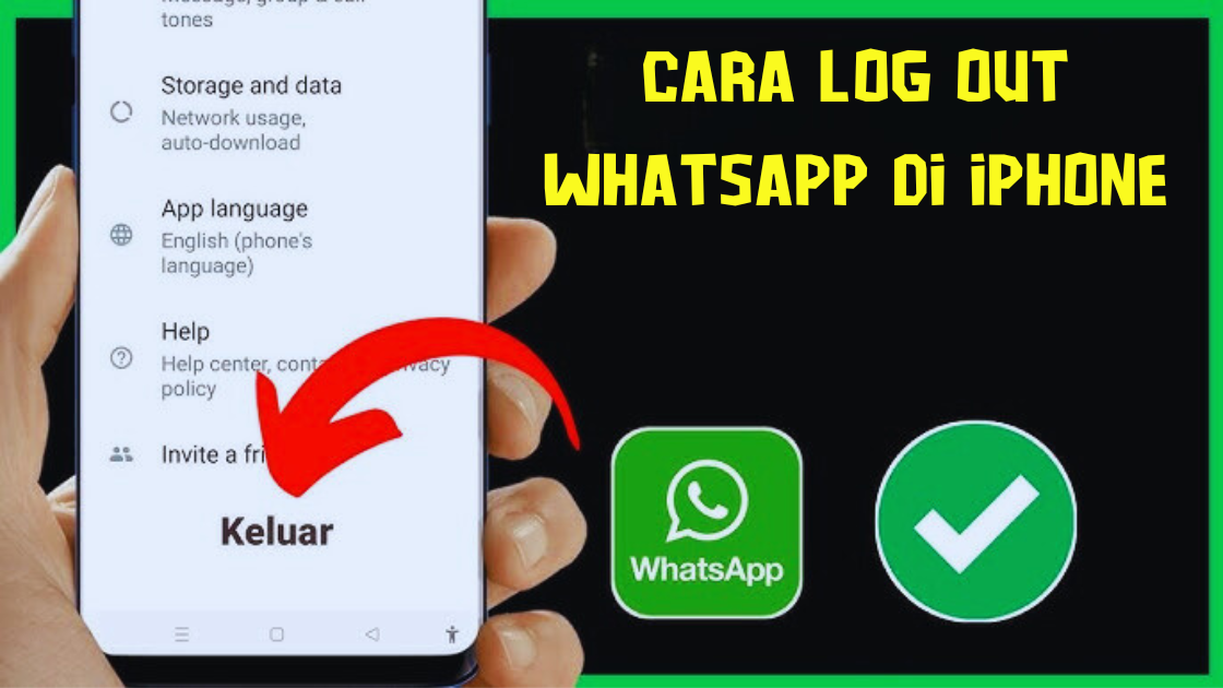 Cara Log Out WhatsApp di iPhone