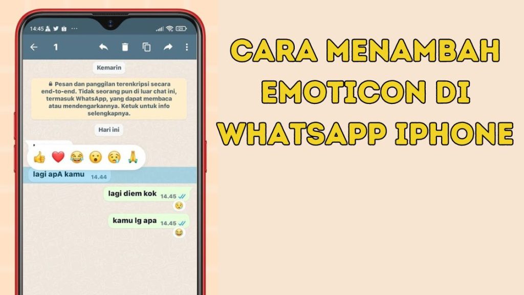 Cara Menambah Emoticon di WhatsApp iPhone