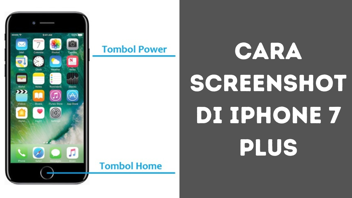 Cara Screenshot di iPhone 7 Plus