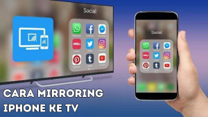 Cara Mirroring iPhone ke TV