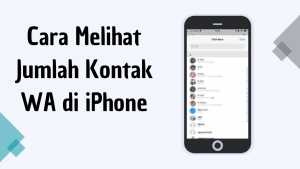 Cara Melihat Jumlah Kontak WA di iPhone